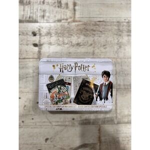 Harry Potter Special Edition 2 Deck Playing Card Set with Collectible Tin